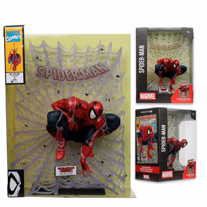 GameStop McFarlane Toys Collection Marvel Spider-Man (Issue 1, Cover Artwork) 1:6th Statue