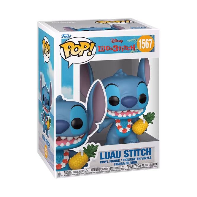 GameStop Funko POP! Disney: Lilo and Stitch Luau Stitch 3.85-in Vinyl Figure