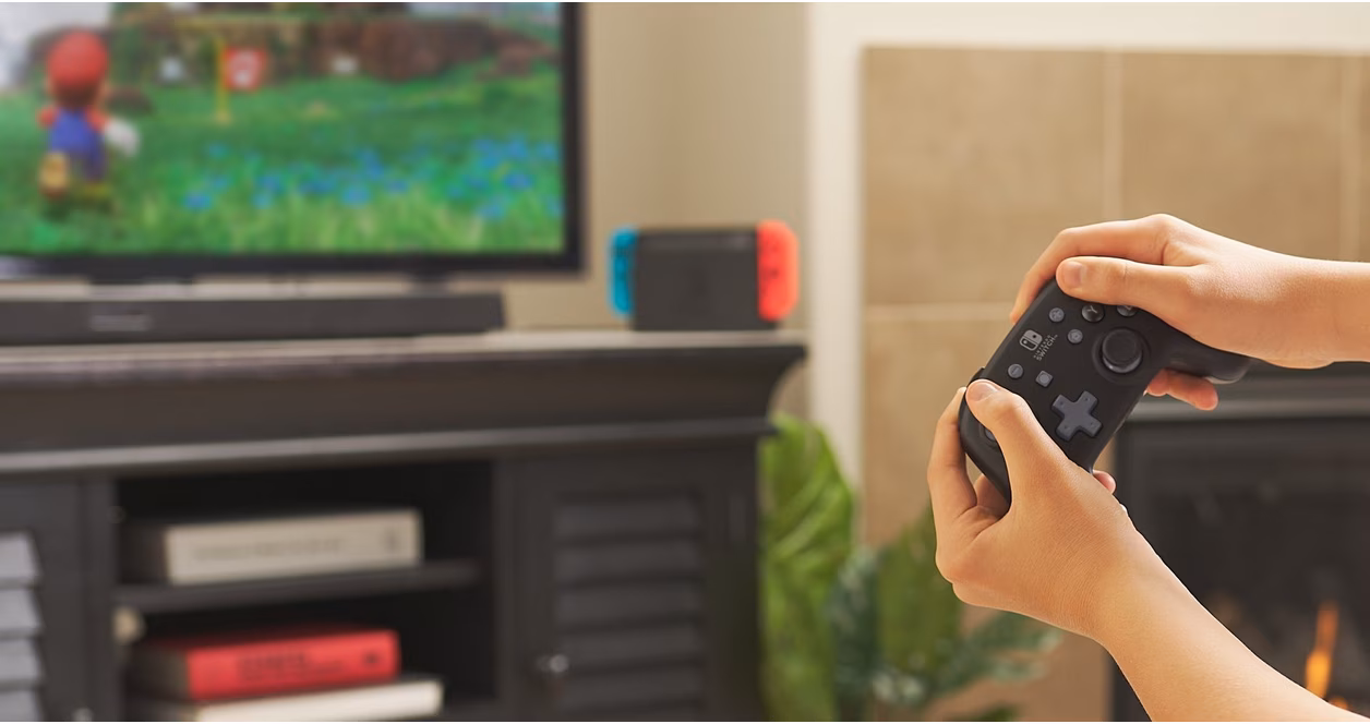 GameStop PowerA Nano Enhanced Wireless Controller for Nintendo Switch - Mario Victory