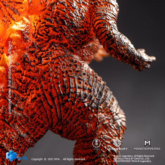 GameStop Hiya Toys Godzilla King of Monsters Stylist Burning Godzilla PX 8-in Action Figure