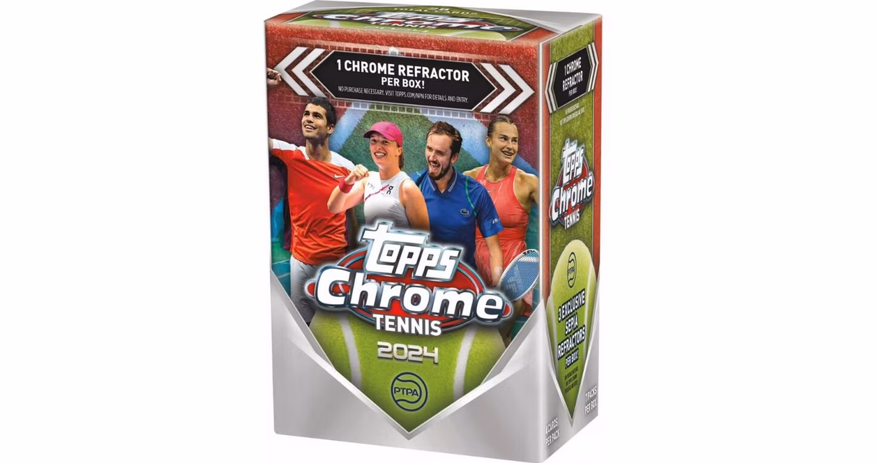GameStop Topps Chrome 2024 Tennis Blaster Box