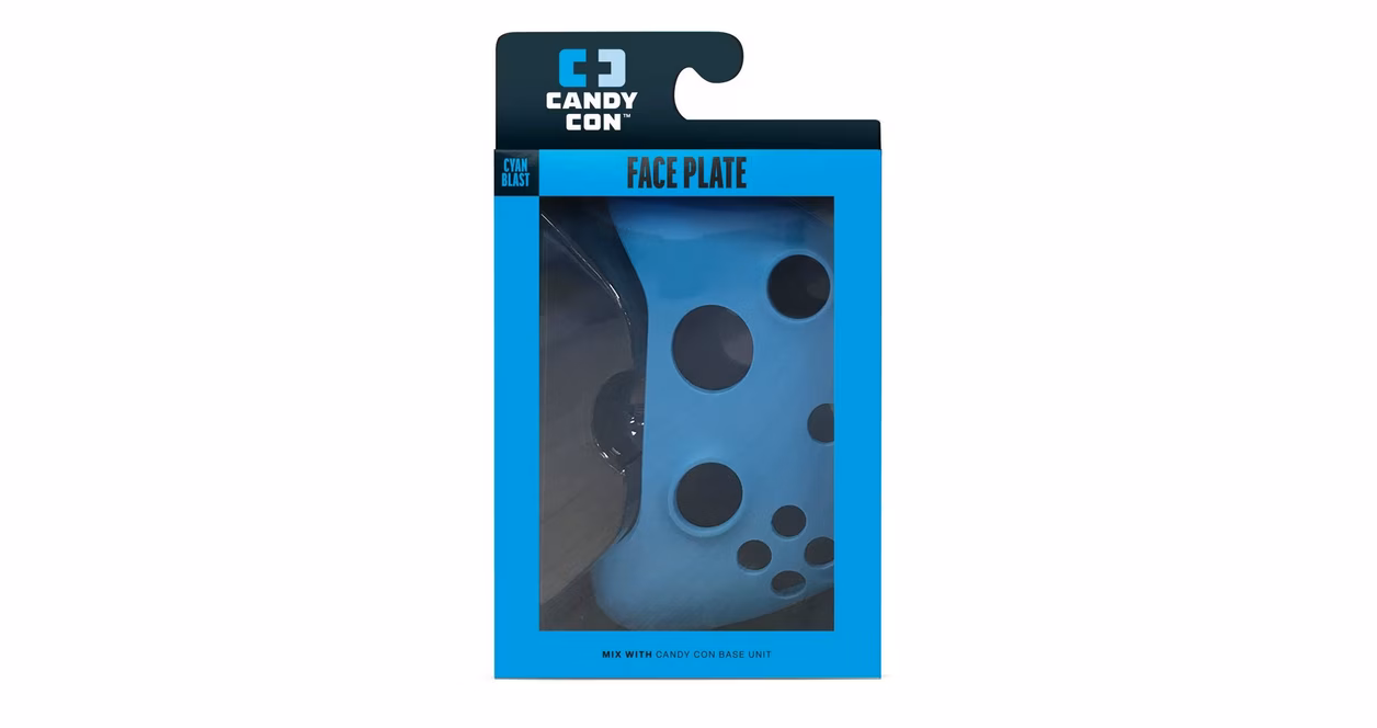GameStop CANDY CON Face Plate - Cyan Blast GameStop Exclusive