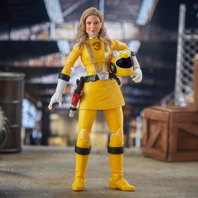 GameStop Hasbro Power Rangers Lightning Collection Lightspeed RPM Yellow Ranger 6-in Action Figure