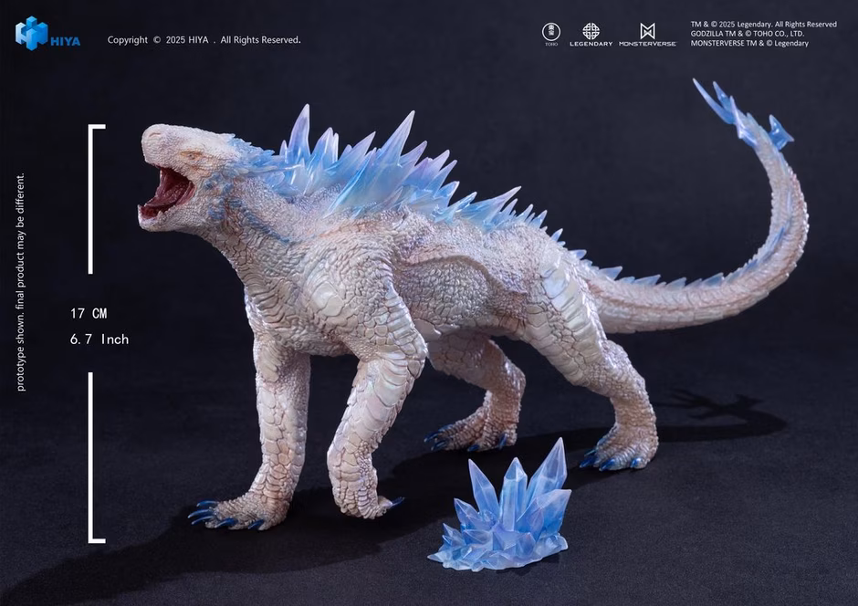 GameStop Hiya Toys Godzilla x Kong The New Empire Shimo Evolved Translucent Ver. 6.5-in statue