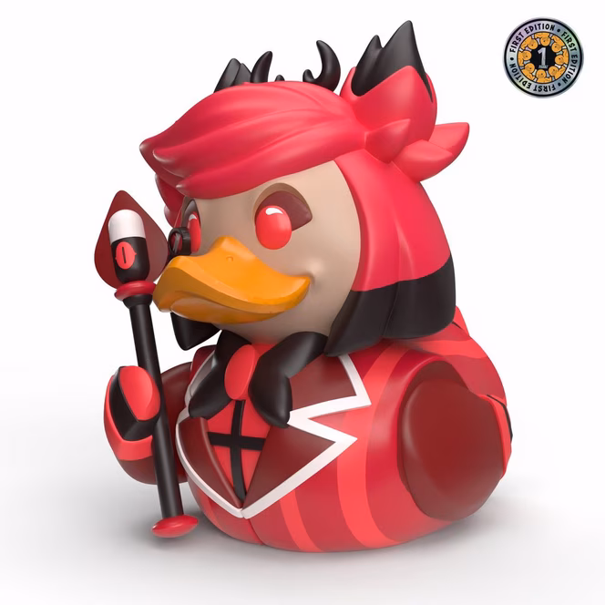 GameStop Tubbz Hazbin Hotel 1st Edition Alastor 3.54-in Collectible Duck