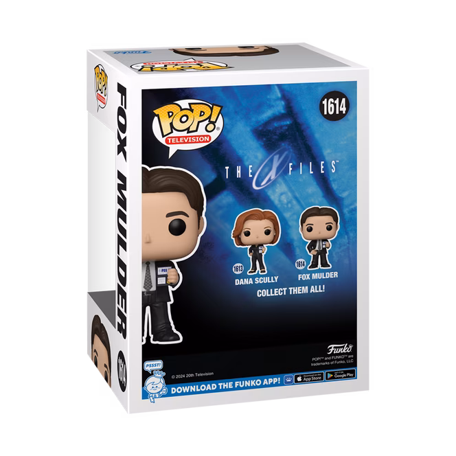 GameStop Funko POP! TV: X-Files Fox Mulder 4.05-in Vinyl Figure