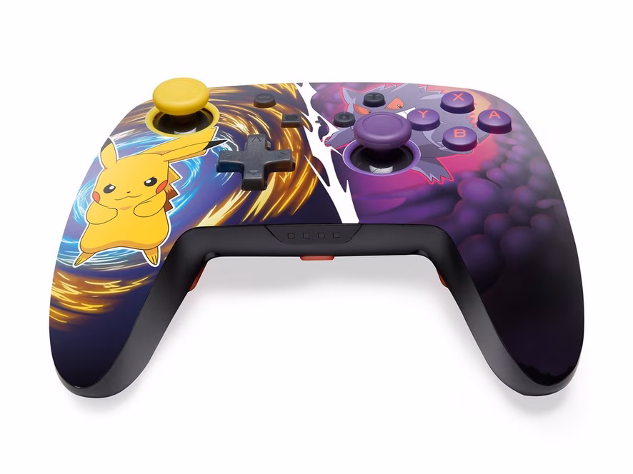 GameStop PowerA Enhanced Wireless Controller for Nintendo Switch - Pikachu vs. Gengar
