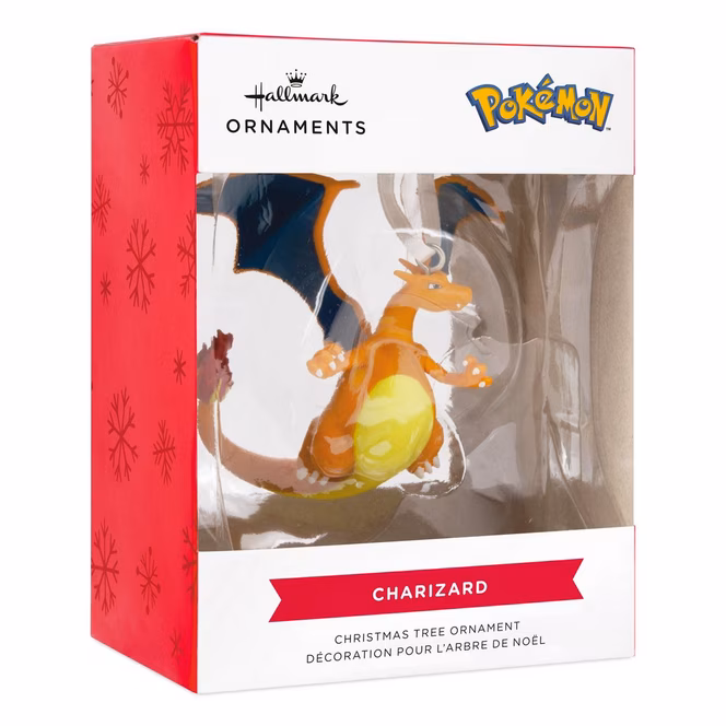 GameStop Hallmark Pokemon Charizard Christmas Shatterproof Ornament