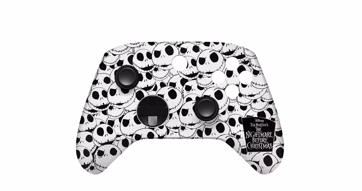 GameStop CANDY CON x Disney The Nightmare Before Christmas Jack Skellington Combo Pack Controller Kit GameStop Exclusive