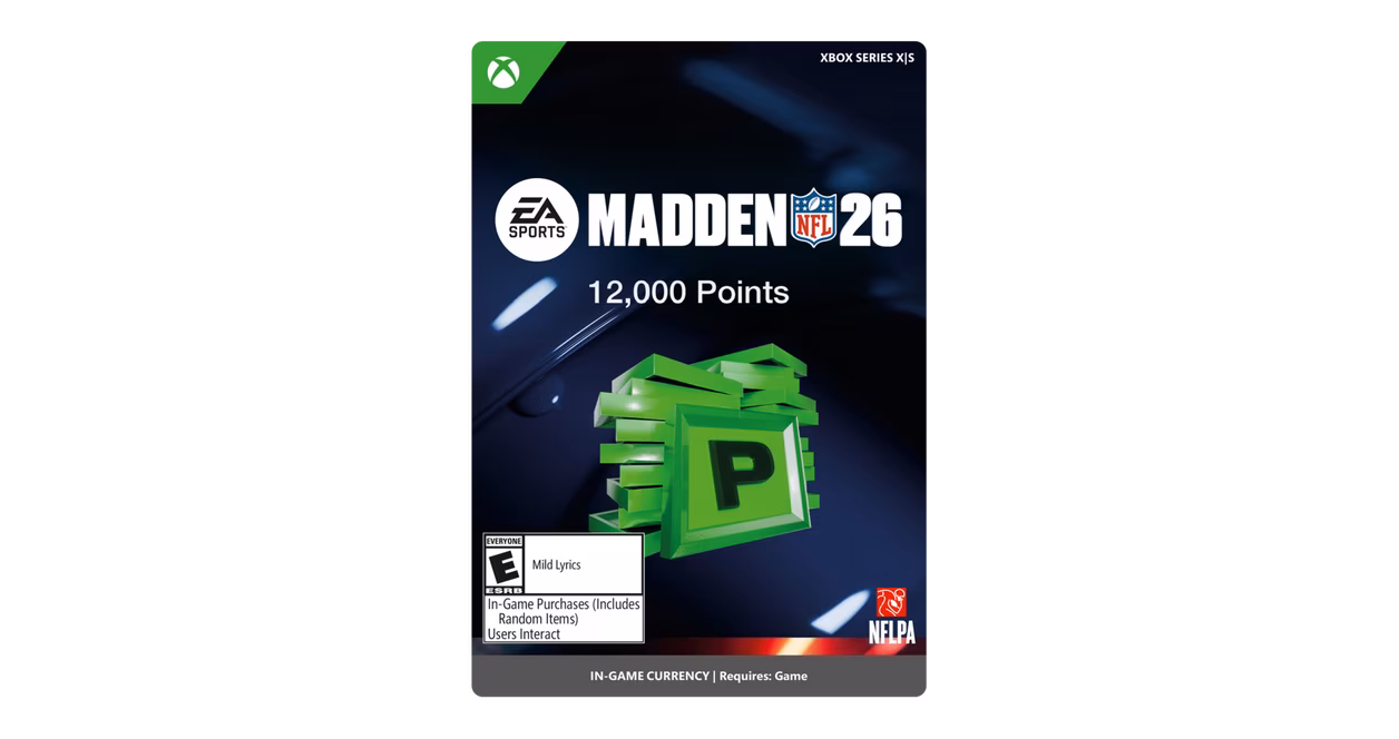 GameStop Madden NFL 26: 12000 MUT Points Pack - Xbox Series X/S