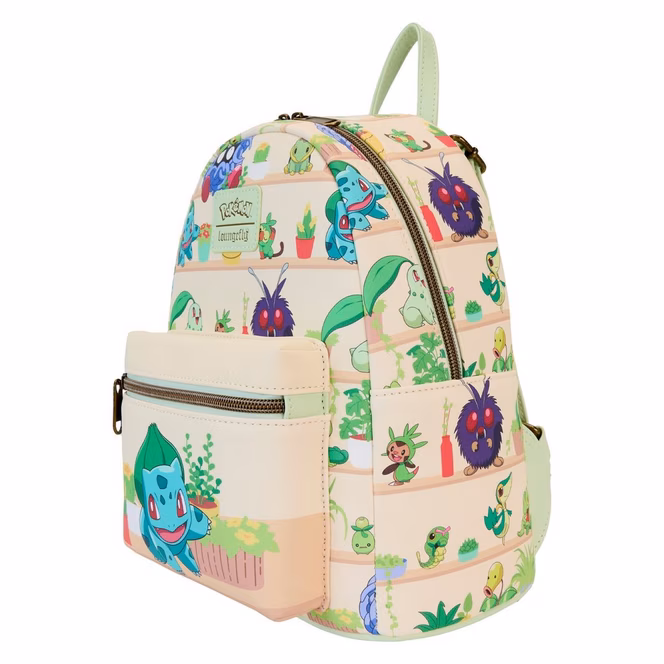 GameStop Loungefly Pokemon Plants Mini Backpack GameStop Exclusive