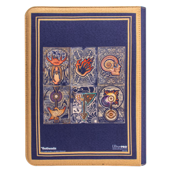 GameStop Ultra Pro The Elder Scrolls Mages Guild 9-Pocket Zippered PRO-Binder