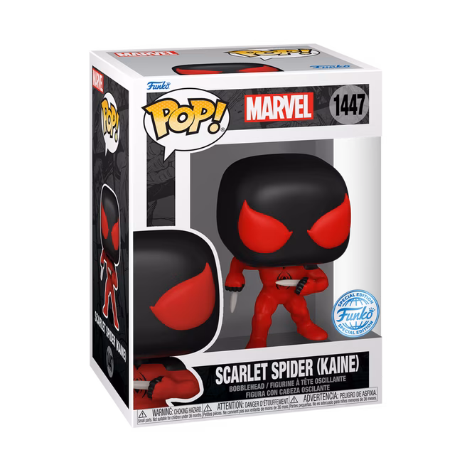 GameStop Funko POP! Marvel: Spider-Man Comics Kaine Parker 3.6-in Vinyl Bobblehead Figure