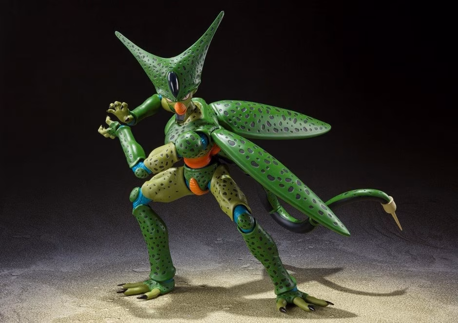 GameStop Bandai Dragon Ball Z Tamashiii Nations S.H.Figuarts Cell First Form (Reissue) Figure