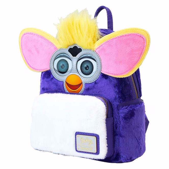 GameStop Loungefly Furby Plush Cosplay Lenticular Mini Backpack