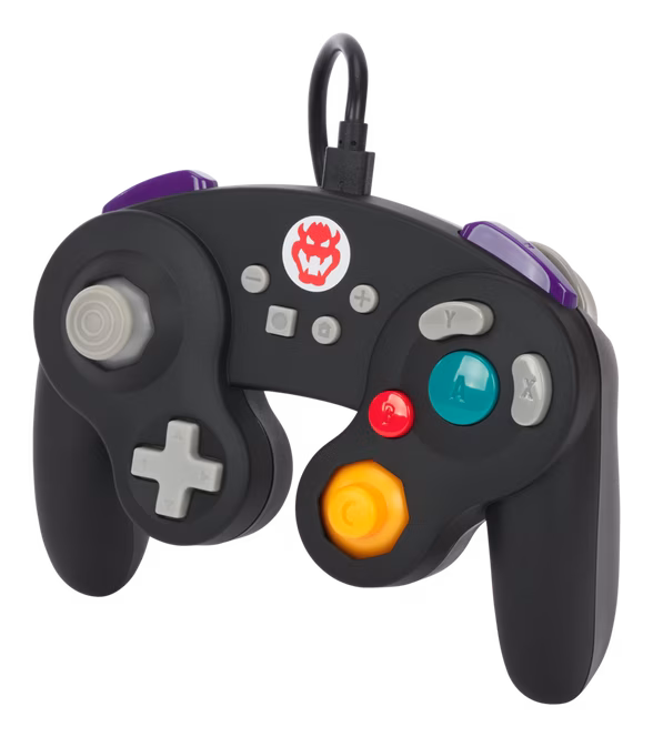 GameStop PowerA GameCube Style Wired Controller for Nintendo Switch - Bowser