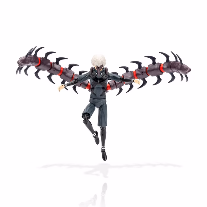 GameStop Jazwares Tokyo Ghoul Ken Kaneki (Half-Kakuja) 6.5-in Action Figure
