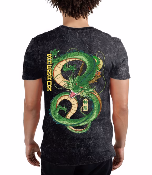 GameStop Dragon Ball Z Two Sided Graphic Mineral Wash Unisex Short Sleeve T-Shirt