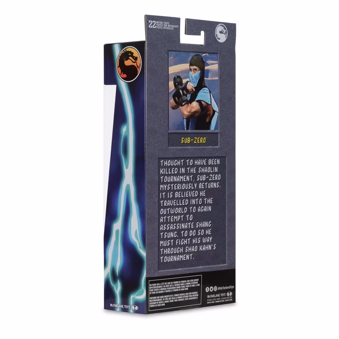 GameStop McFarlane Toys Mortal Kombat Klassic Sub Zero 7-in Scale Figure