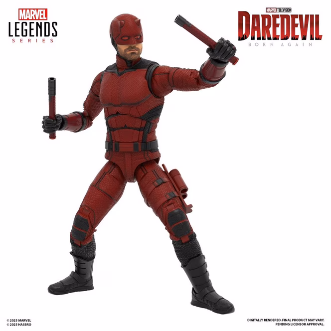 GameStop Hasbro Marvel Legends Series Daredevil: Born Again Daredevil 6-in Action Figure