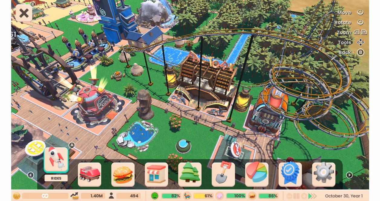 GameStop RollerCoaster Tycoon Adventures Deluxe - PlayStation 5