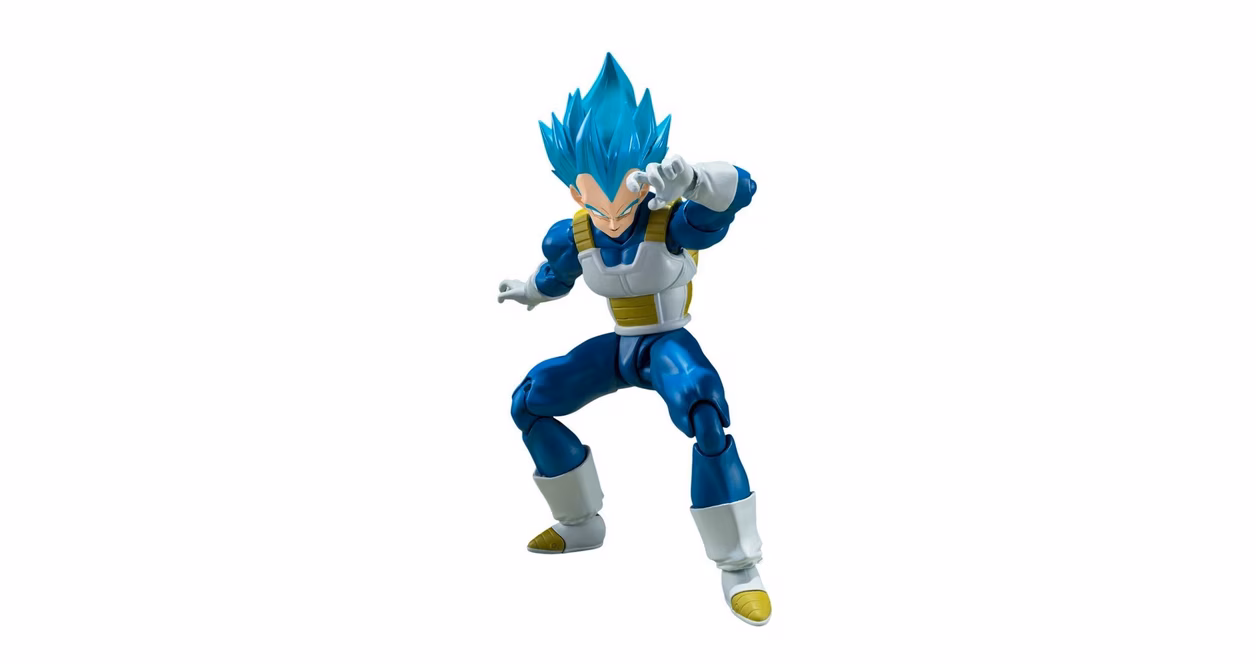 GameStop Tamashii Nations S.H.Figuarts Dragon Ball Super Super Saiyan God Super Saiyan Vegeta (Unwavering Saiyan Pride) 5.31-in Action Figure