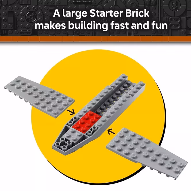 GameStop LEGO Star Wars Mando and Grogu's N-1 Starfighter Building Toy 75410