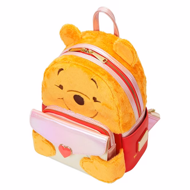 GameStop Loungefly Disney Winnie the Pooh and Piglet Love Letter Cosplay Mini Backpack