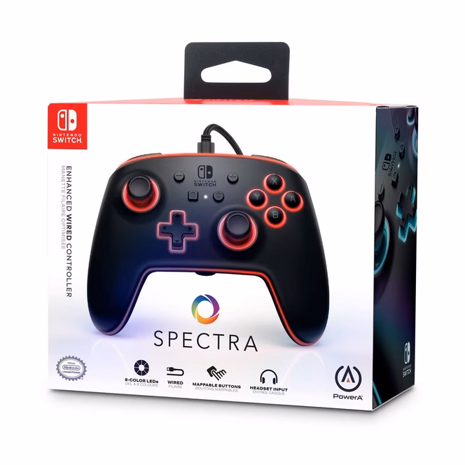 GameStop PowerA Spectra Enhanced Wired Controller for Nintendo Switch