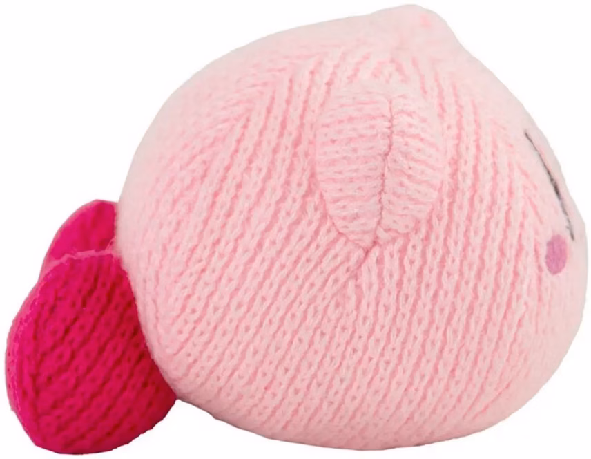 GameStop TOMY Club Mocchi-Mocchi Nuiguru Knit Kirby Jr 6-in Plush (Styles May Vary)