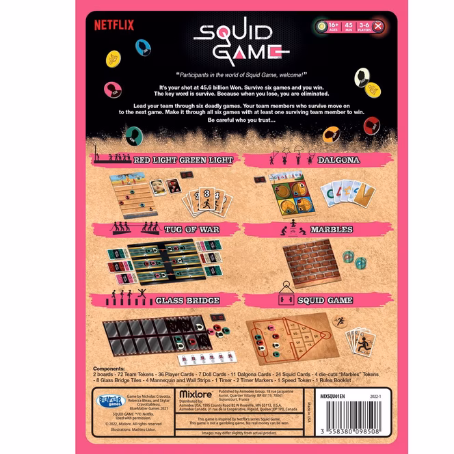 GameStop Squid Game: Let the Games Begin Board Game