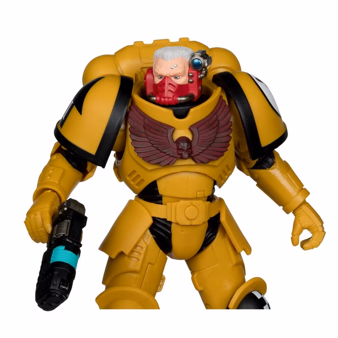 GameStop McFarlane Toys Gold Label Warhammer 40,000 Intercessor Sergeant (Imperial Fists) 7-in Action Figure