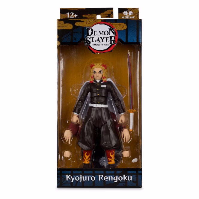 GameStop McFarlane Toys Demon Slayer: Kimetsu No Yaiba Kyojuro Rengoku 7-in Action Figure