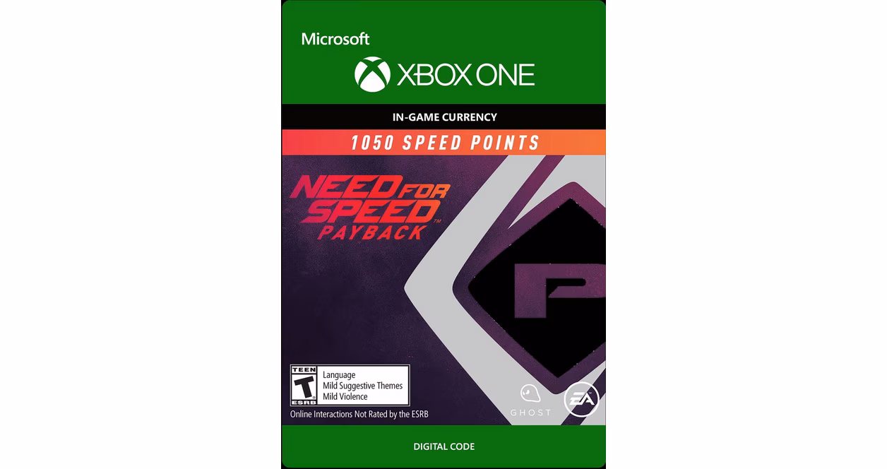 GameStop Need for Speed Payback 1,050 Speed Points