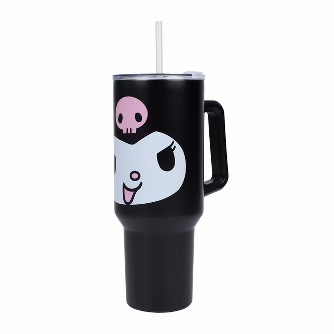 GameStop Kuromi Big Face 40 oz Stainless Steel Tumbler