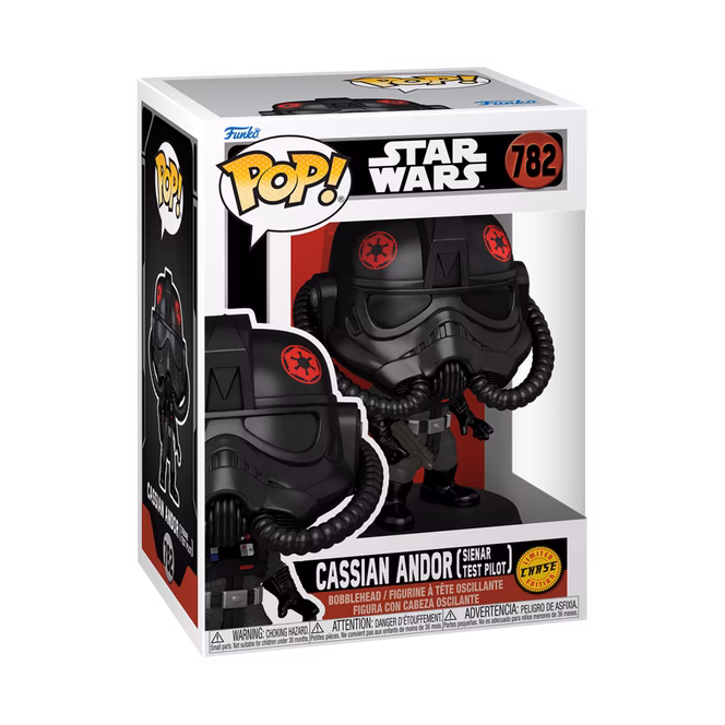 GameStop Funko POP! Star Wars: Sienar Test Pilot Andor Cassian Andor (or Chase) 4.6-in Vinyl Figure