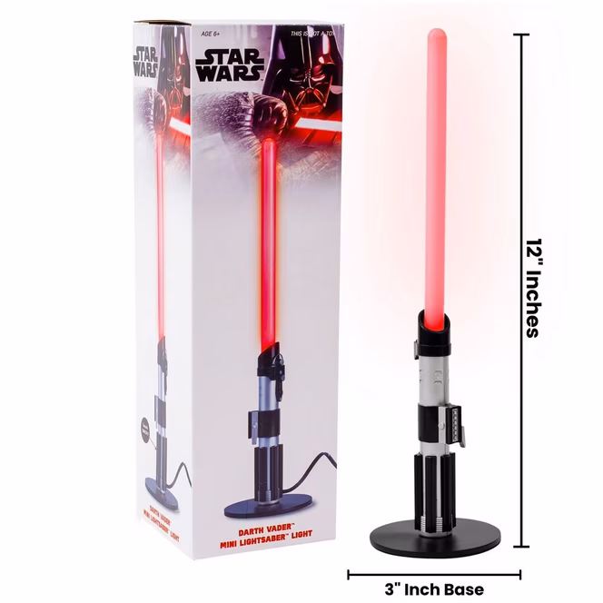 GameStop Star Wars Darth Vader 12-in Lightsaber Lamp