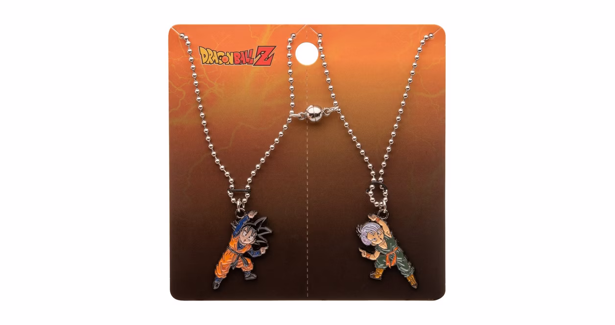 GameStop Dragon Ball Z Goten and Trunks Magnetic BFF Necklaces GameStop Exclusive