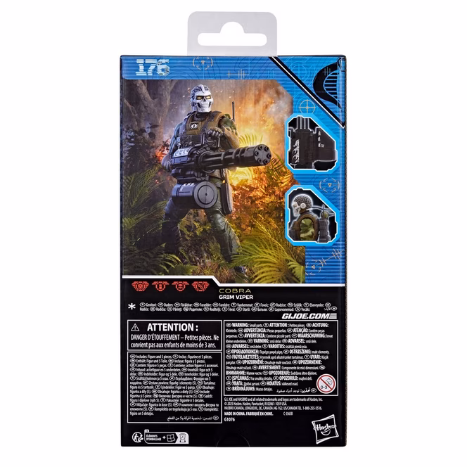 GameStop Hasbro G.I. Joe Classified Series Grim Viper 6-in Action Figure