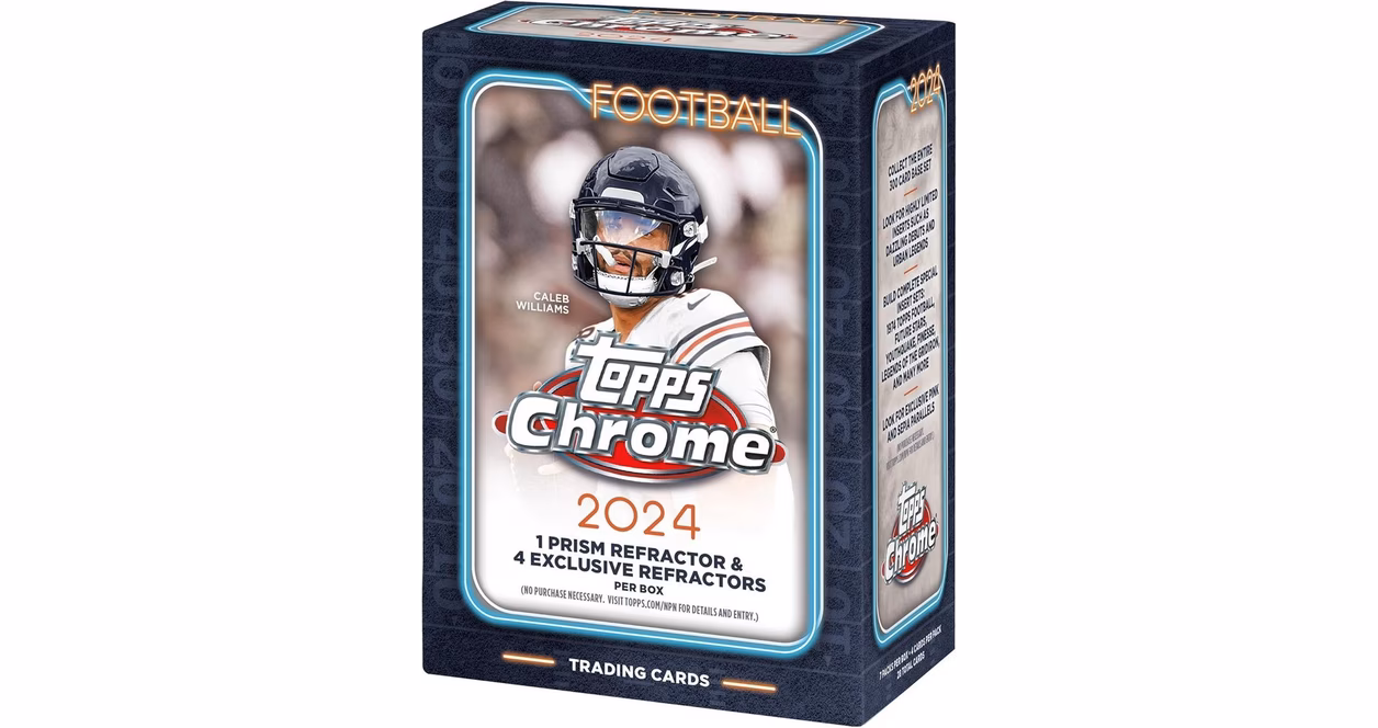 GameStop 2024 Topps Chrome NFL Football Value Box