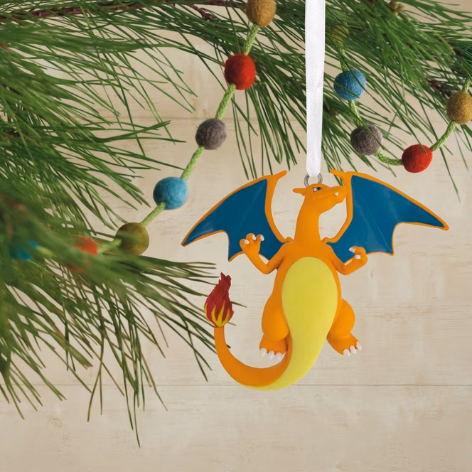 GameStop Hallmark Pokemon Charizard Christmas Shatterproof Ornament