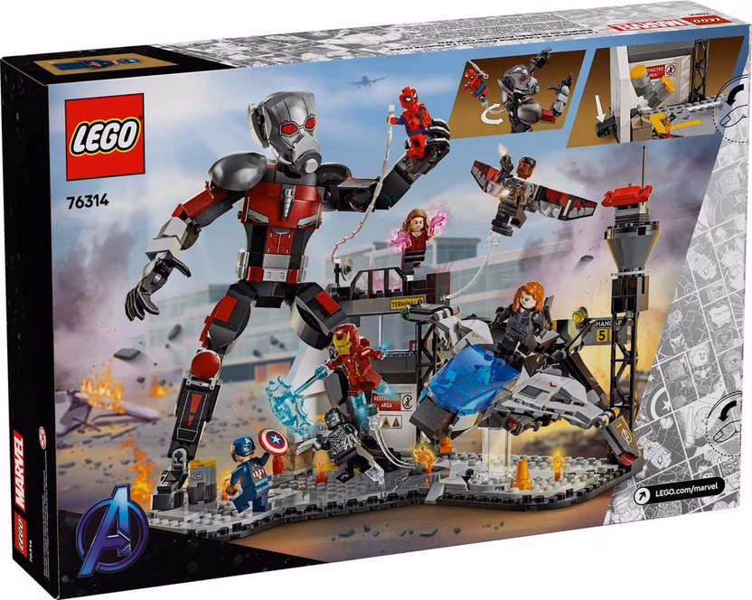 GameStop LEGO Super Heroes Marvel Captain America: Civil War Action Battle Building Toy 76314