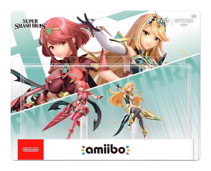 GameStop Super Smash Bros. Series Pyra and Mythra amiibo 2-Pack