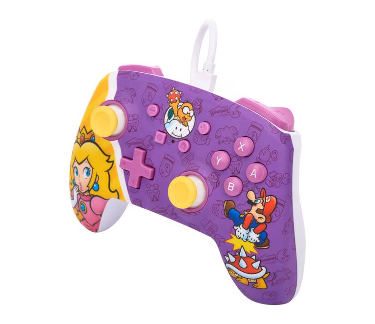GameStop PowerA Enhanced Wired Controller for Nintendo Switch - Princess Peach