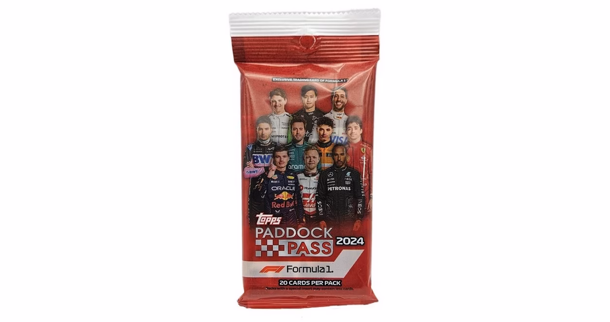 GameStop 2024 Topps Paddock Pass Formula 1 Racing Fat Pack