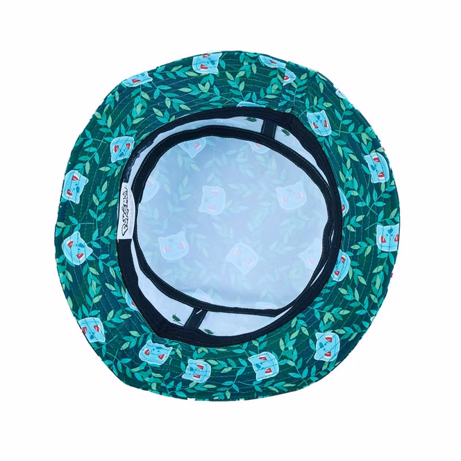GameStop Pokemon Bulbasaur Floral Unisex Printed Bucket Hat