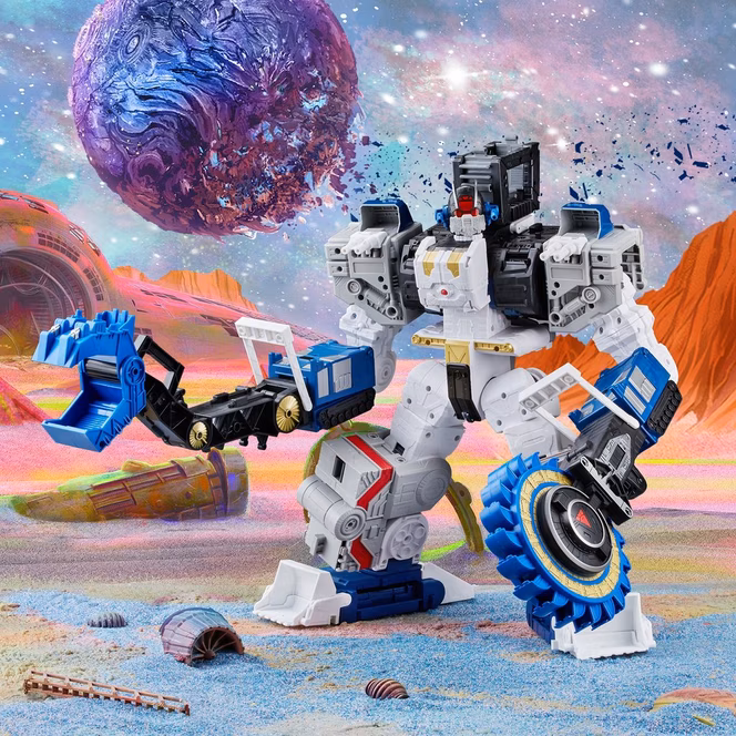 GameStop Toynk Transformers: Generations Legacy Series Titan Cybertron Universe Metroplex 22-in Action Figure
