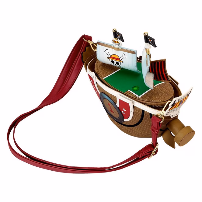 GameStop Loungefly One Piece Thousand Sunny Ship Figural Crossbody Bag