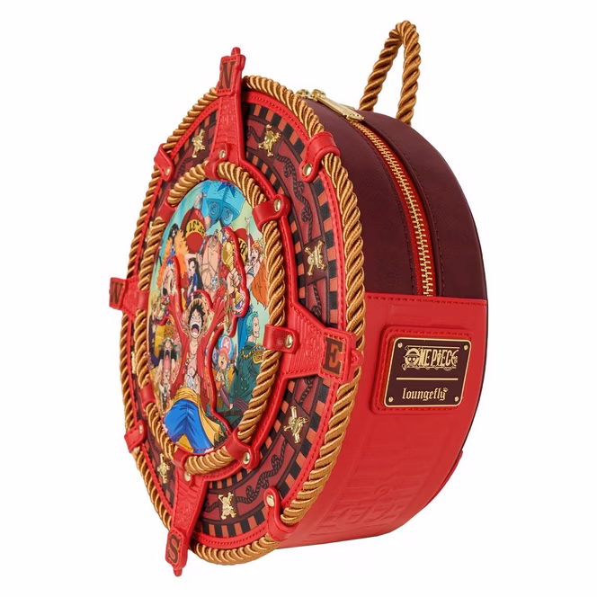 GameStop Loungefly One Piece Compass Figural Mini Backpack