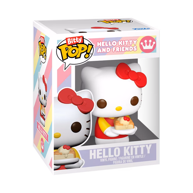 GameStop Funko Bitty POP! Sanrio Hello Kitty and Friends Vinyl Figure Set 4-Pack (Kuromi, Hello Kitty–Dessert, My Melody–Unicorn, and Mystery Pop!)